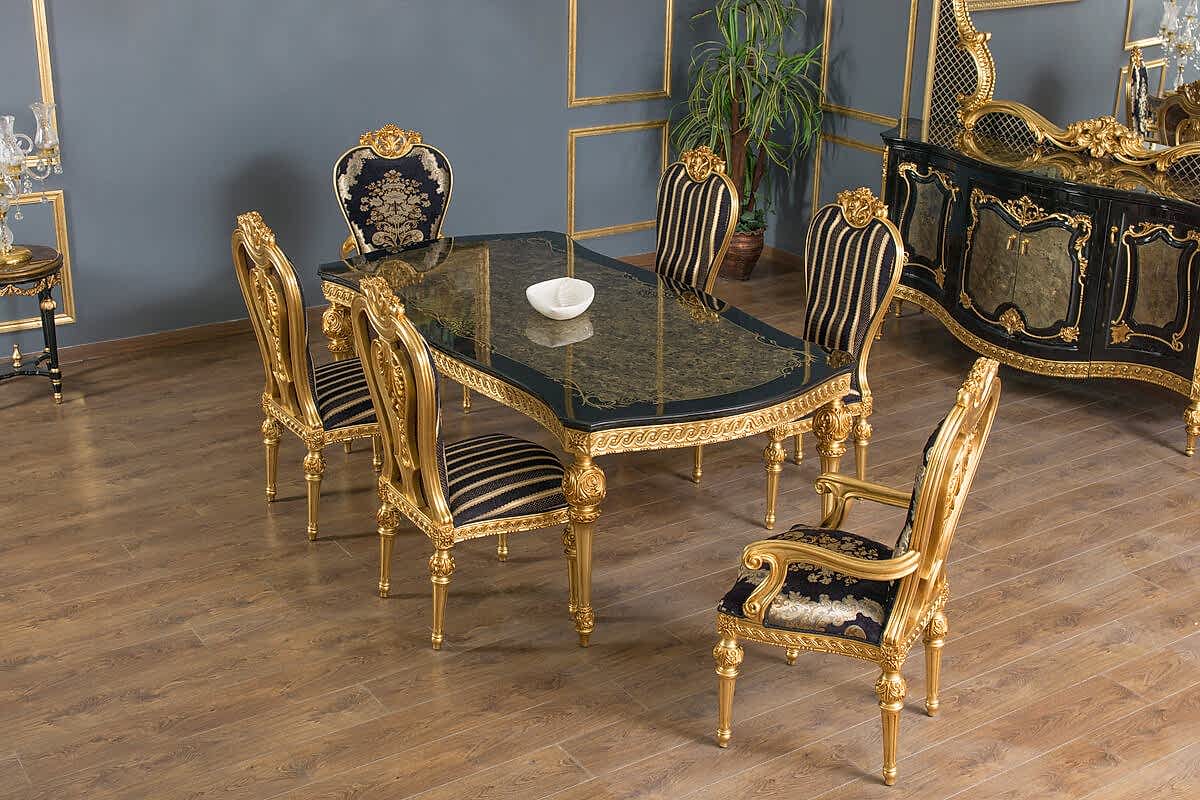 Begonya Klasik Yemek Odası Takımı - Second Image